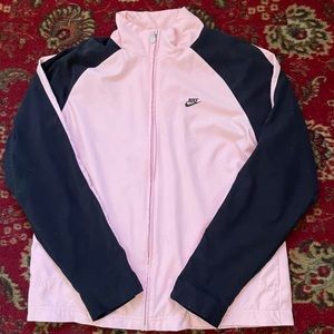 Pink and black Nike windbreaker